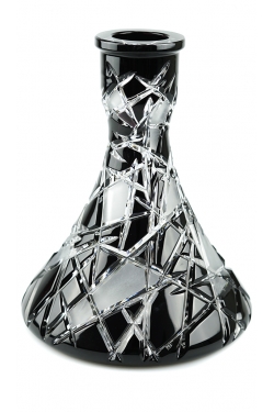 Váza iSmoke Bohemia, Premium Line - Mars Pyramide Black
