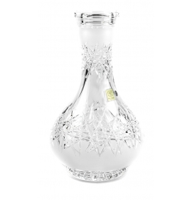 Váza iSmoke Bohemia, Premium Line - Hoarfrost Pear Clear